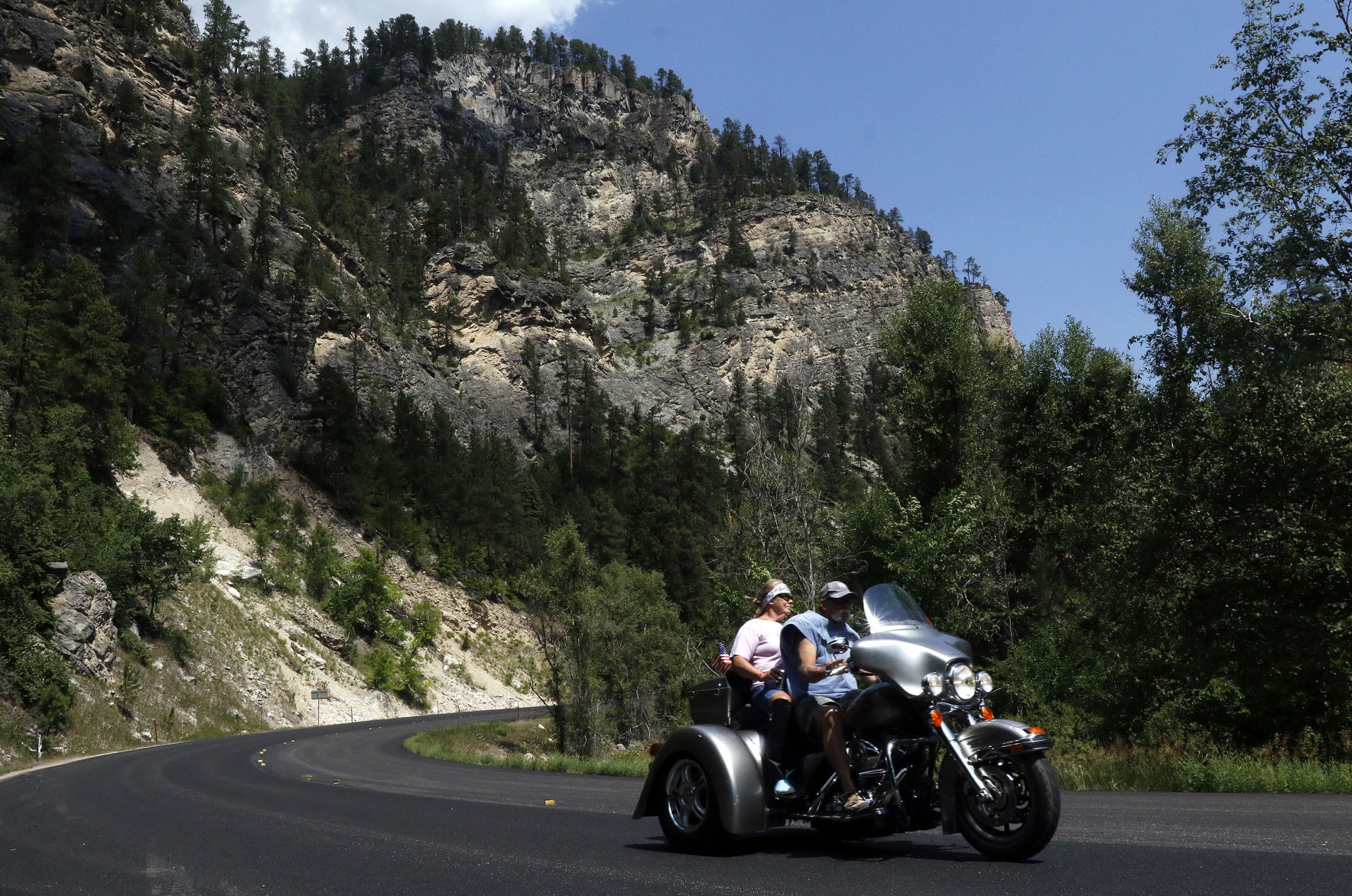 Remain cautious when approaching hills